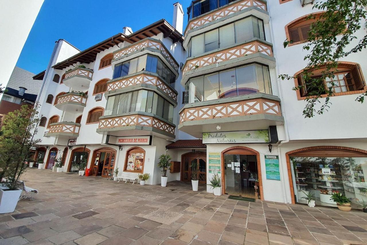 Ap. De 4 Quartos Com Ar A 150M Da Rua Coberta Gramado Exterior photo